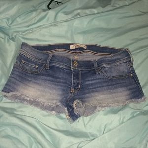 Hollister jean shorts